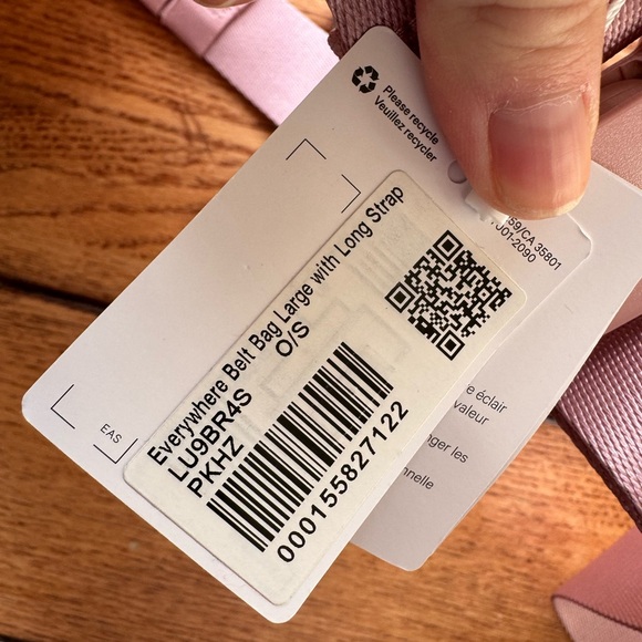 NWT Lululemon Everywhere Belt Bag Large With Long Strap 2L Pink Haze Lightweight - Picture 12 of 14